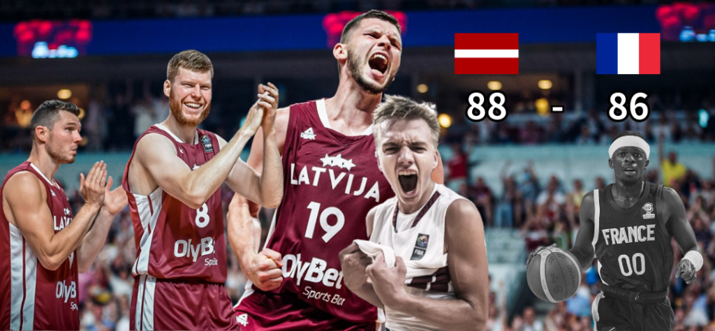 拉脫維亞 FIBA世界杯淘汰法國