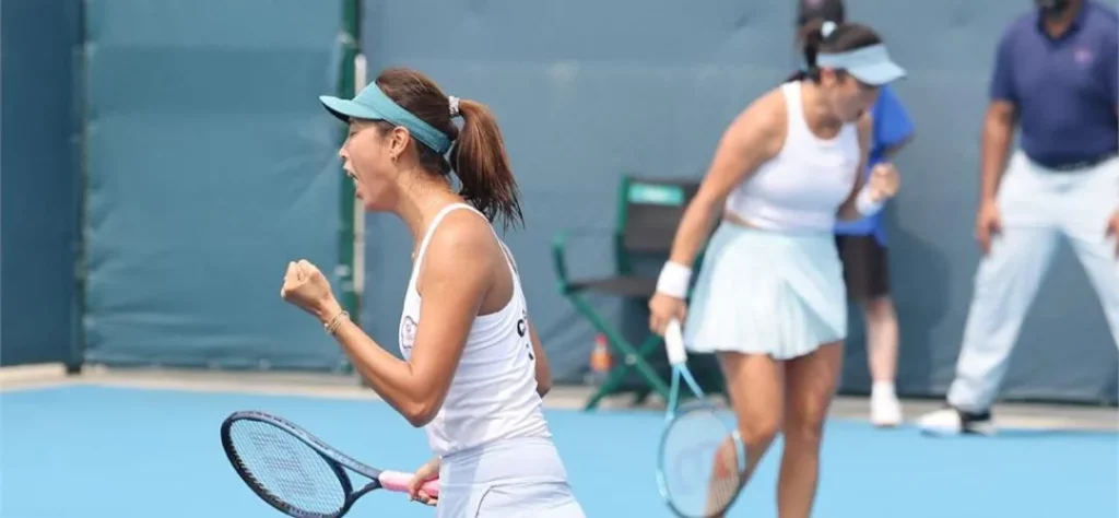 詹家姊妹拿下杭州亞運網球女子雙打金牌／圖片來源：Yahoo!奇摩新聞
