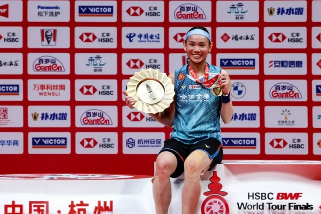 戴資穎曾 4 度奪得羽球年終賽冠軍獎金，可惜未能參加 2025 BWF 年終賽