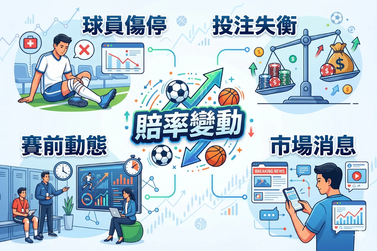 足球賠率為什麼會變動？