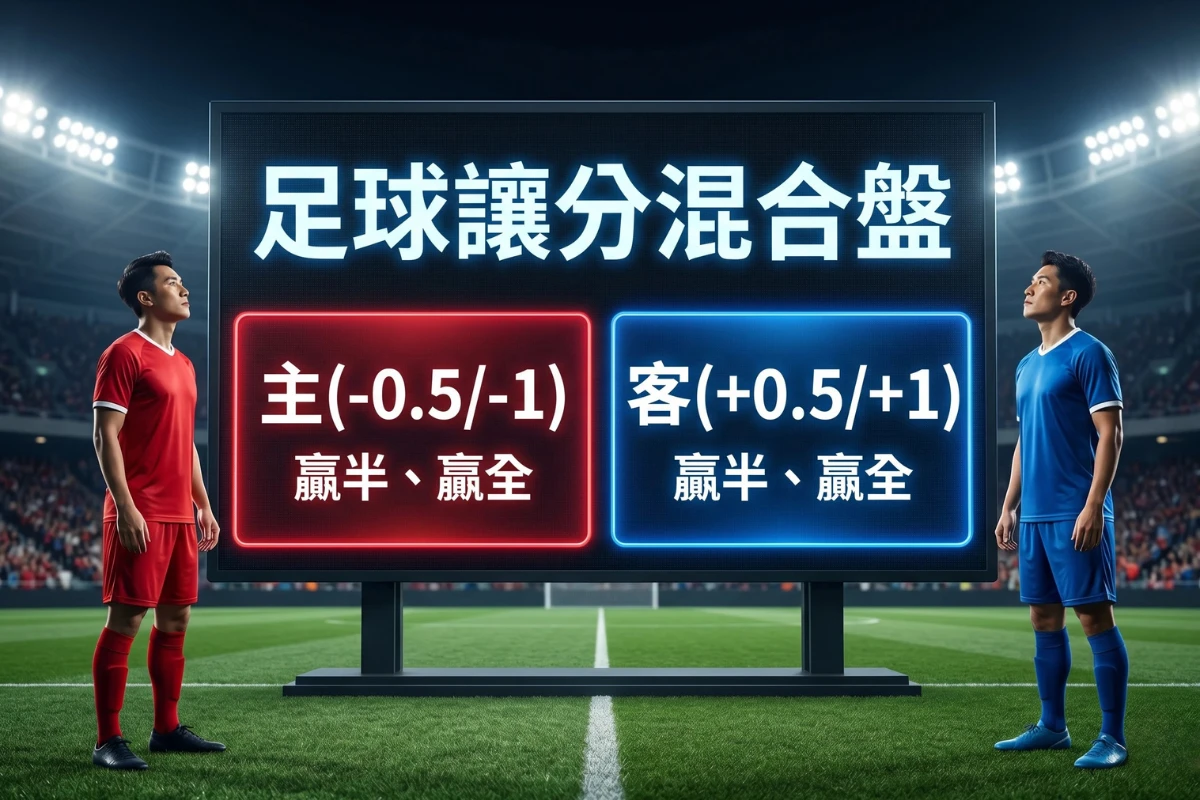 足球讓分混合盤