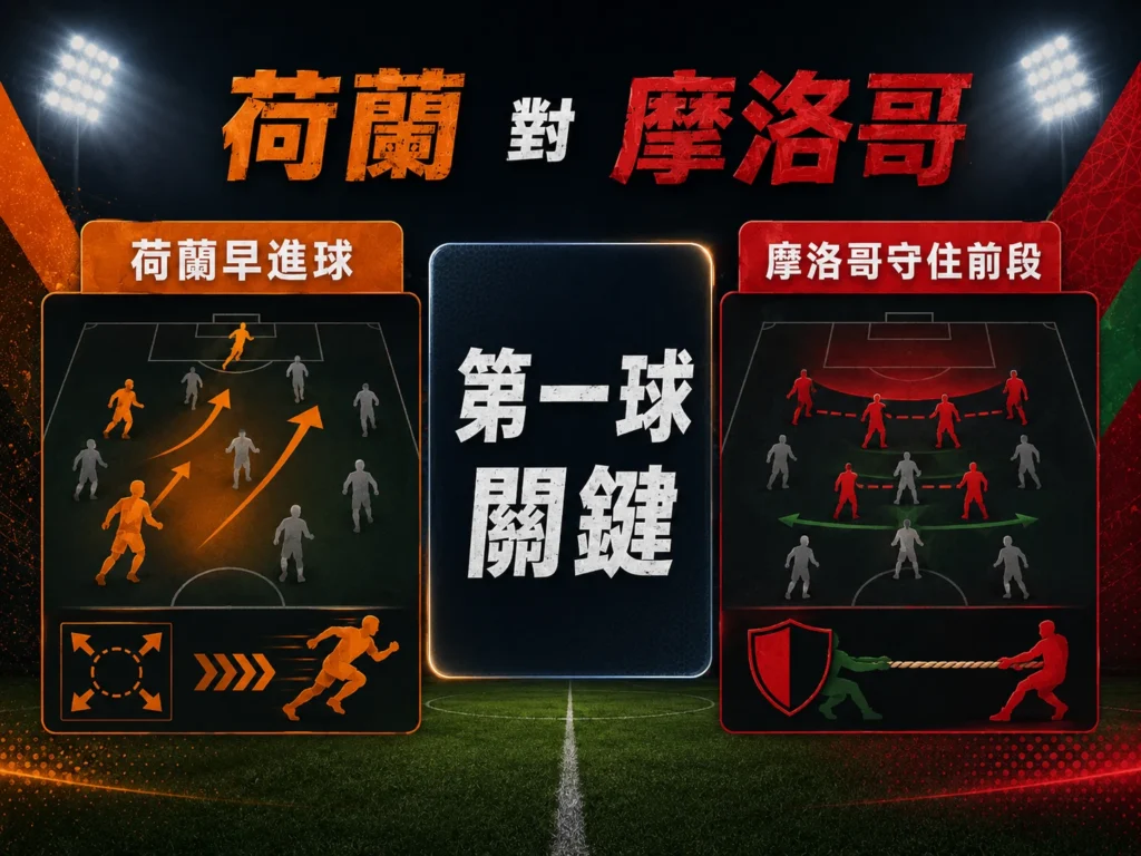荷蘭對摩洛哥第一球關鍵分析，先進球將改變比賽節奏與戰術選擇。