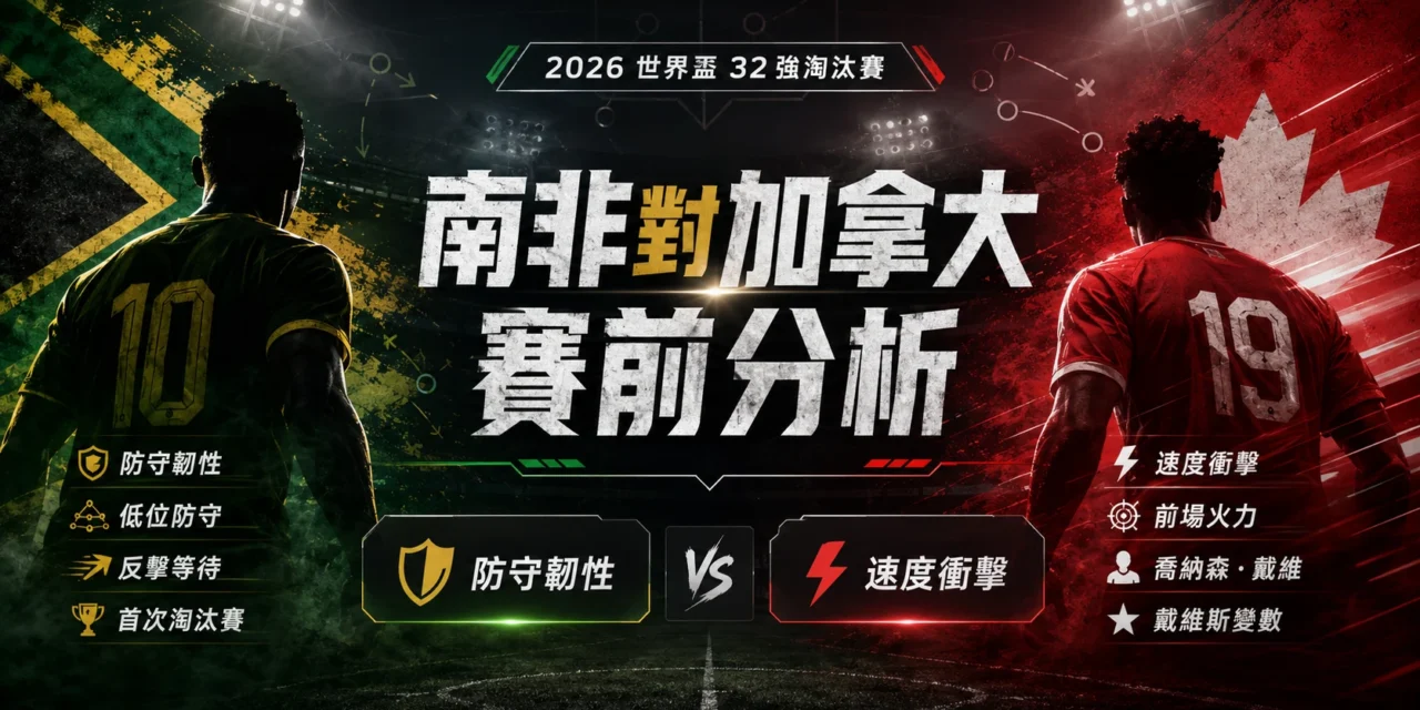 世界盃32強首戰南非對加拿大賽前分析：防守韌性對上速度衝擊