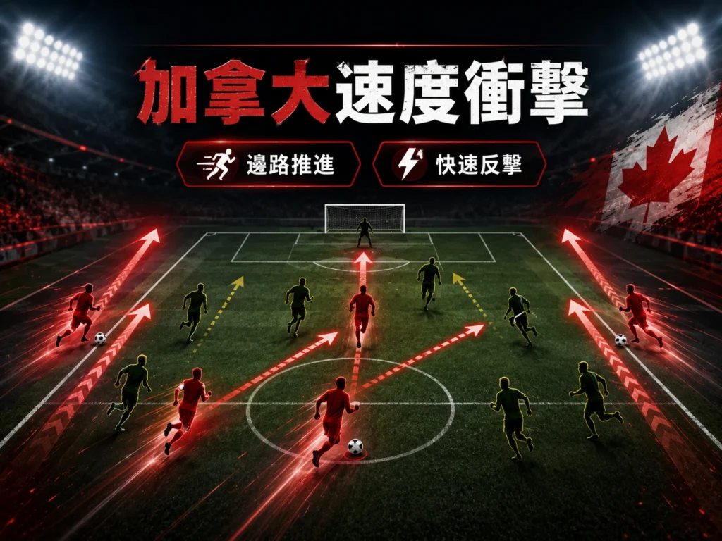 加拿大速度衝擊分析，邊路推進與快速反擊威脅南非防線。