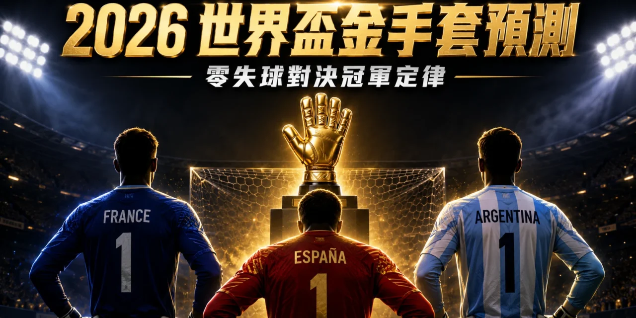 2026世界盃金手套預測：金手套熱門人選與撲救數據整理