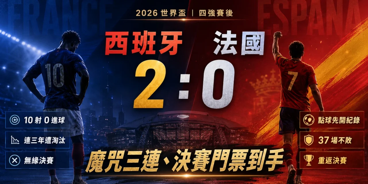 法國對西班牙賽後：法國再陷西班牙魔咒，0：2落敗無緣世界盃決賽